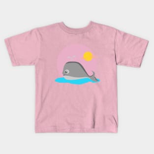 Cute whale Kids T-Shirt